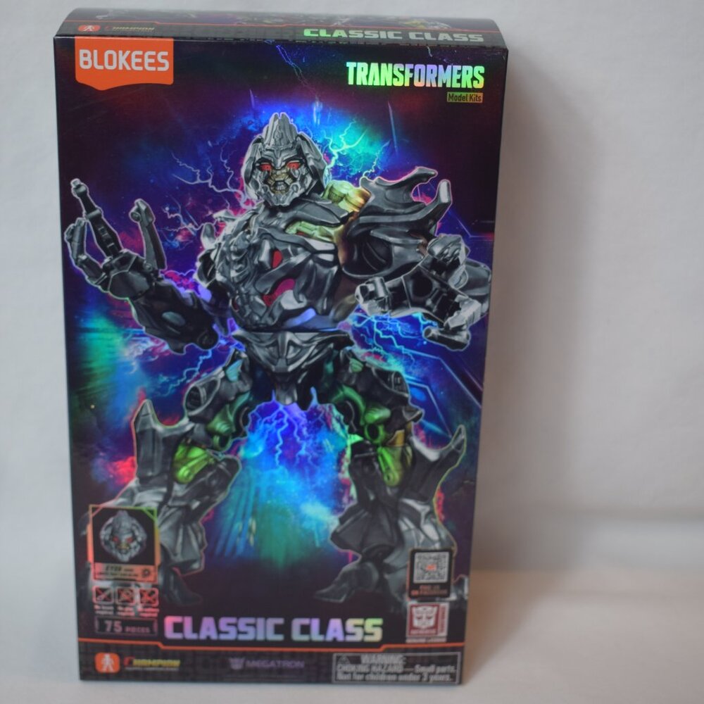 NIB Blokees Transformers Classic Class Megatron Model Kit 75 Pieces